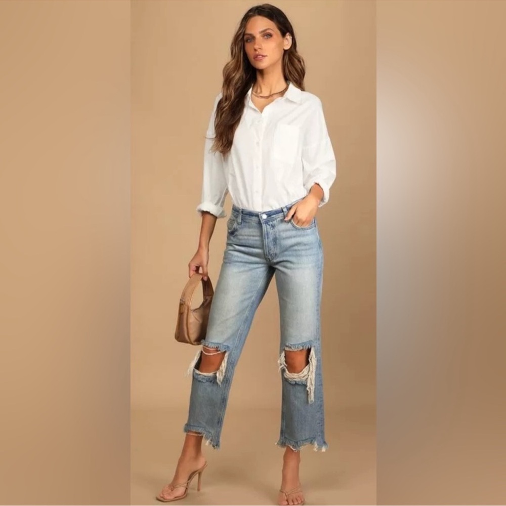 NWT Free People Maggie Straight Jean size 30